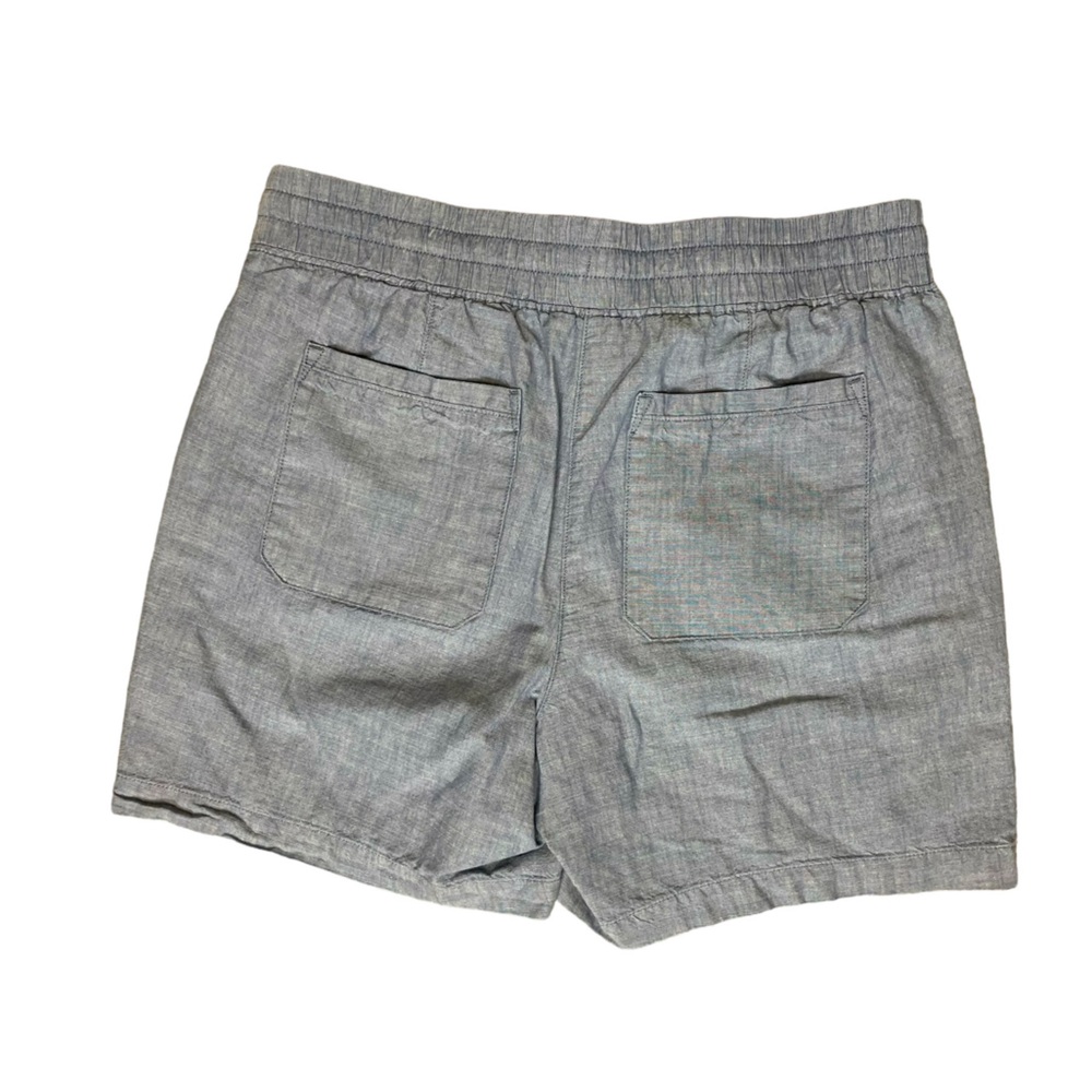 EUC Talbots Chambray Pull-on Shorts (E-1) - Picture 3 of 7